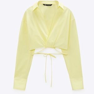 ✨ZARA✨ poplin top